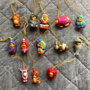 Peek-a-Pooh vintage phone charms (13), rare